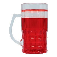Jarra de cerveza con sangre de 15 cm