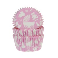Cápsulas para cupcakes de bebé - House of Marie - 50 unidades