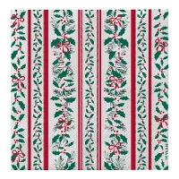 Servilletas de 16,5 cm de hojas de acebo - 30 unidades