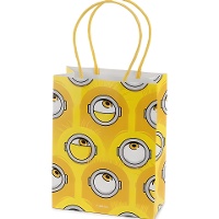Bolsas regalo de Minions divertidos de 12 x 15,5 x 6 cm - 6 unidades