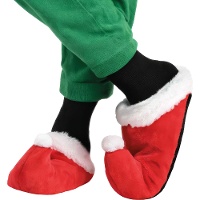Zapatillas de Papá Noel de 30 cm - 1 par