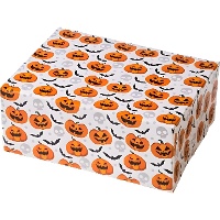 Caja para dulces de calabazas y murciélagos de 18 x 13,5 x 7,5 cm - Decora - 1 unidad