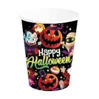 Vasos de Happy Halloween de 240 ml - 6 unidades