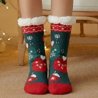 Calcetines de estampado navideño - talla 36-42 - 1 par