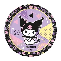 Platos de Kuromi de 23 cm - 8 unidades