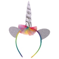 Diadema de unicornio de colores