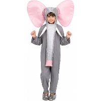 Disfraz de elefante con capucha para niño