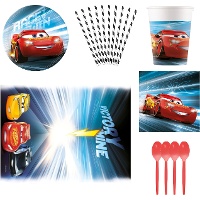 Pack para fiesta de Cars - 8 personas