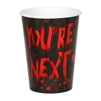 Vasos sangrientos de Halloween de 250 ml - 6 unidades