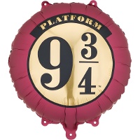Globo de Harry Potter plataforma 9 3/4 de 35 cm