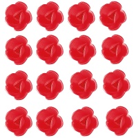 Obleas de flores de rosa de 4,5 cm - Dekora - 50 unidades