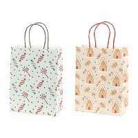 Bolsa regalo de 25 x 19 x 10 cm de Sweets and Gingerbread - 6 unidades