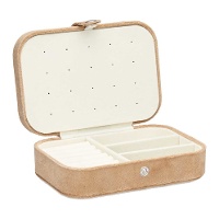 Joyero de viaje con 3 huecos y anillero - 1 unidad