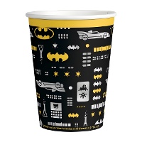 Vasos de Batman de 200 ml - 8 unidades