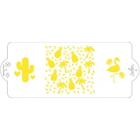 Stencil de Hawaianos de 10 x 25 cm - Decora