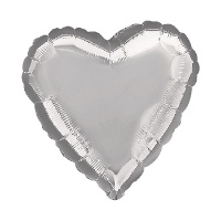 Globo de corazón de colores de 45 cm - Anagram - 1 unidad