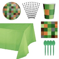 Pack para fiesta de Minecraft - 8 personas