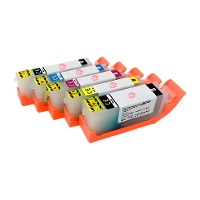 Pack cartuchos de limpieza tinta comestible de colores CLI 580/581 - 5 unidades - Pastkolor