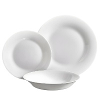 Vajilla lisa - 18 piezas