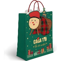 Bolsa regalo de 23 x 18 x 10 cm de Tió de Nadal