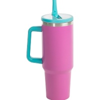 Taza térmica de 1,2 L flúor magenta
