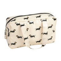 Neceser perros teckel impermeable de 31,5 x 20 x 9,5 cm