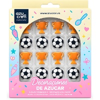 Figuras de azúcar de Fútbol Soccer Party - Azucren - 16 unidades