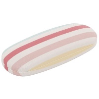 Funda de gafas de rayas pastel