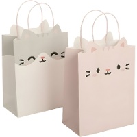 Bolsa regalo de 14 x 11,5 x 7 cm de Gato - 1 unidad