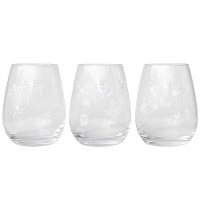 Vaso de 420 ml de libélulas, mariposas o abejas