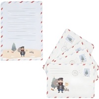 Cartas con sobres para Olentzero - 6 unidades