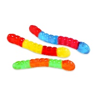 Gusanos multicolor - Fini worms - 90 gr