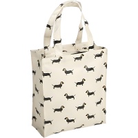 Bolsa de tela Teckel impermeable con cremallera