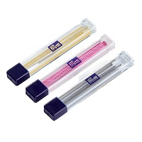 Recambio de minas para lápiz portaminas extra fino fucsias, amarillas y negras - Prym - 3 unidades