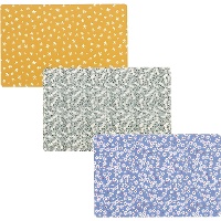 Mantel individual de 43 x 28 cm estampado mini flores - 1 unidad