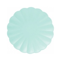 Platos de 18 cm redondos compostables Meri - 8 unidades