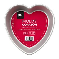 Molde corazón de 20 x 20 x 7,5 cm - Azucren