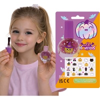 Esmalte de uñas infantil con pegatinas de Lil Monsters