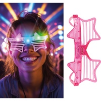 Gafas de LED de estrellas luminosas