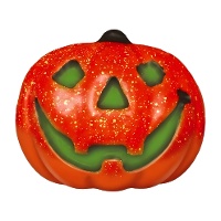 Calabaza decorativa con luz de 17 cm