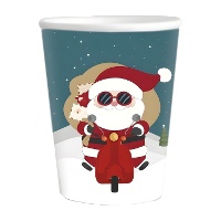 Vasos de 266 ml de Árbol de Navidad - 6 unidades