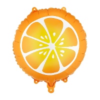 Globo de rodaja de naranja de 35 cm