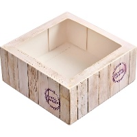 Caja de 32 x 32 x 11,5 cm para tarta Pure - 2 unidades