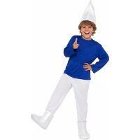Disfraz de duendecillo azul para niño