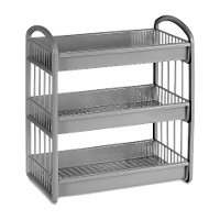 Estantería de plástico de 3 alturas - 1 unidad