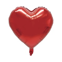 Globo de corazón de 60 cm