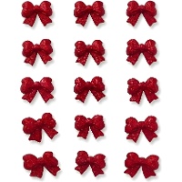 Figuras de azúcar de lazos de Navidad - PME - 6 unidades
