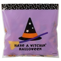 Bolsa para dulces de Bruja de Halloween de 20 x 17 cm - Wilton - 20 unidades