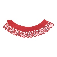 Wrappers para cupcakes de corazones - PME - 12 unidades