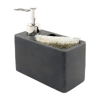 Dispensador de jabón con estropajo - 1 unidad